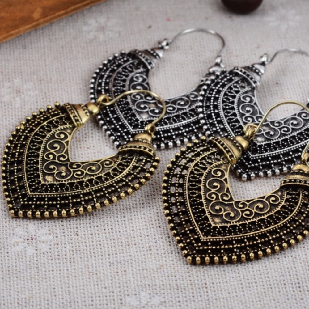 New! Drop Filigree Earrings - Picture 8 of 13